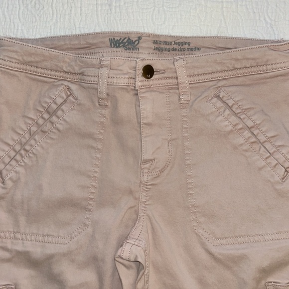 Mossimo mid rise jegging in pale pinky mauve - Picture 2 of 9